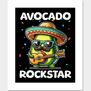 Avocado Rockstar Posters and Art